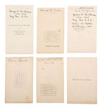 [CIVIL WAR]. A group of CDV engraved portraits of war era generals and military men, including: