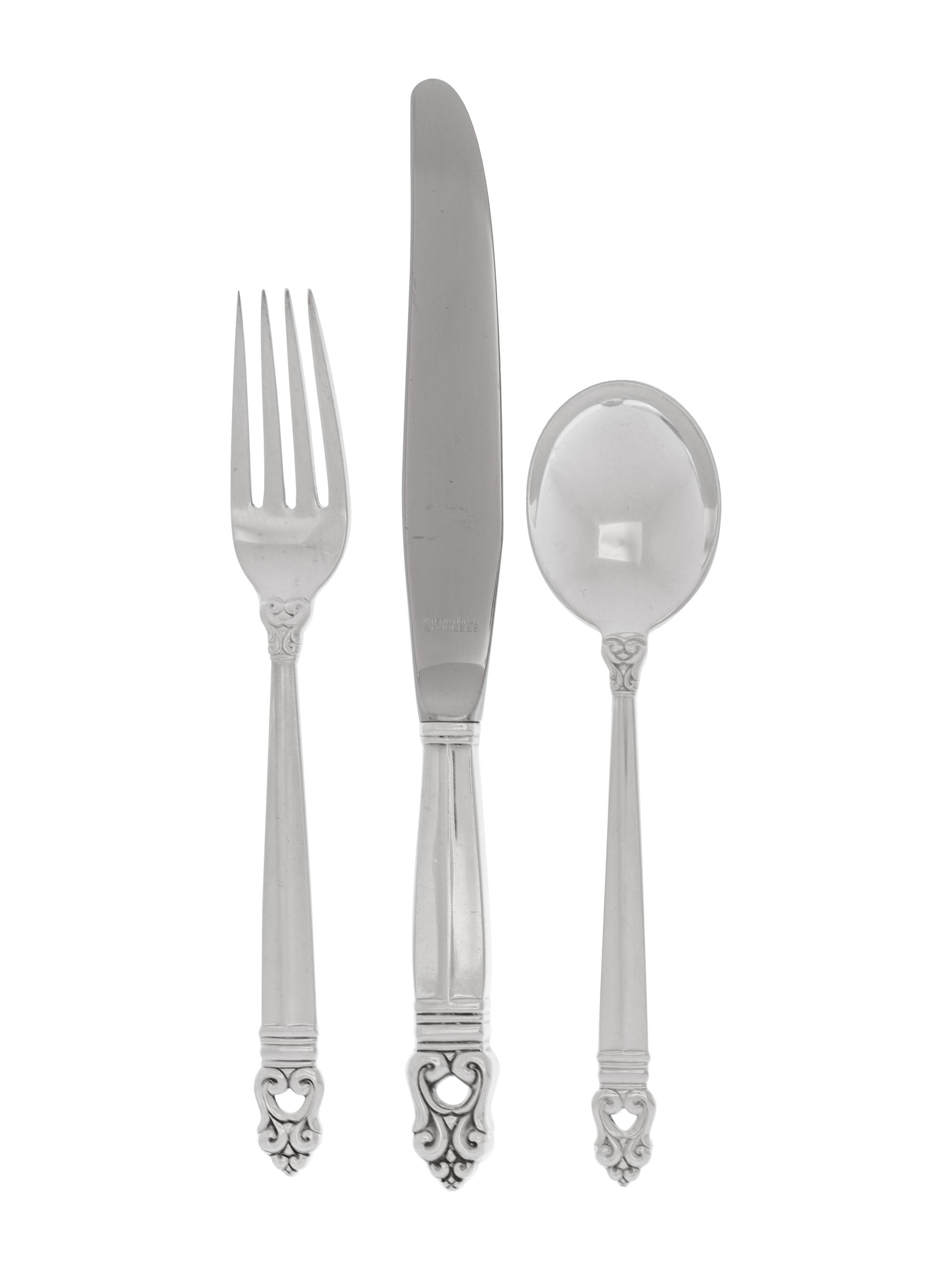 An American Silver Flatware Service