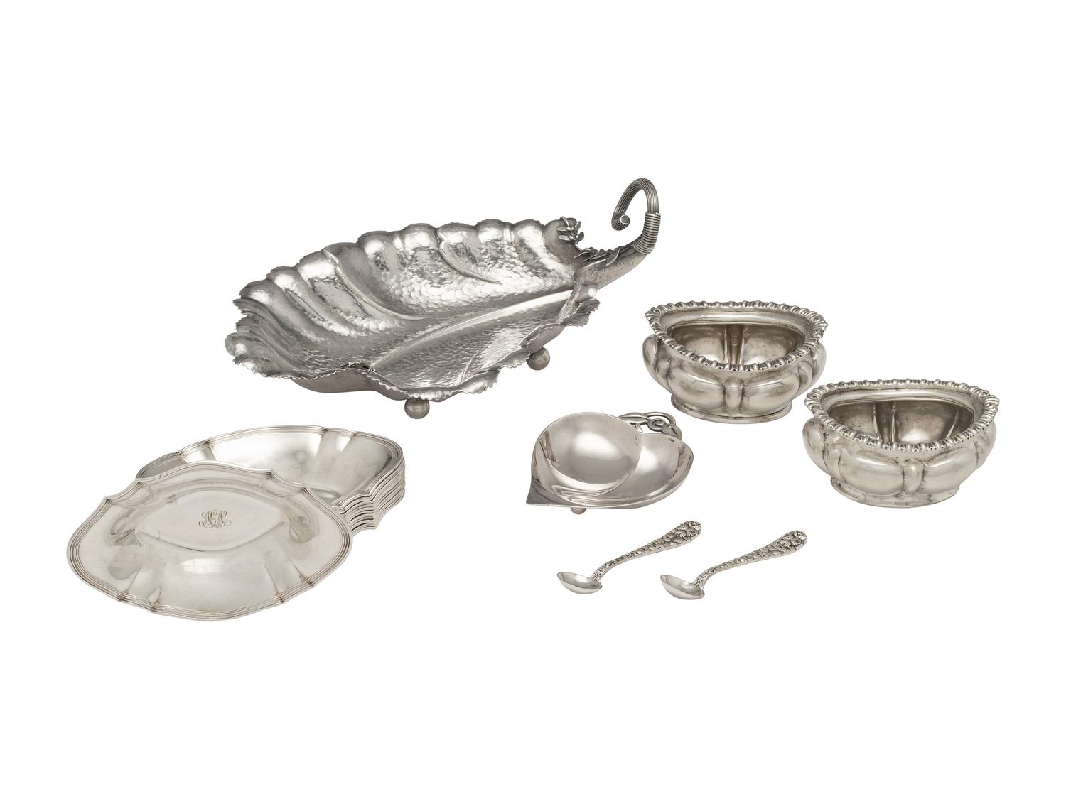 Eighteen Silver Table Articles