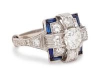 Diamond and Sapphire Ring