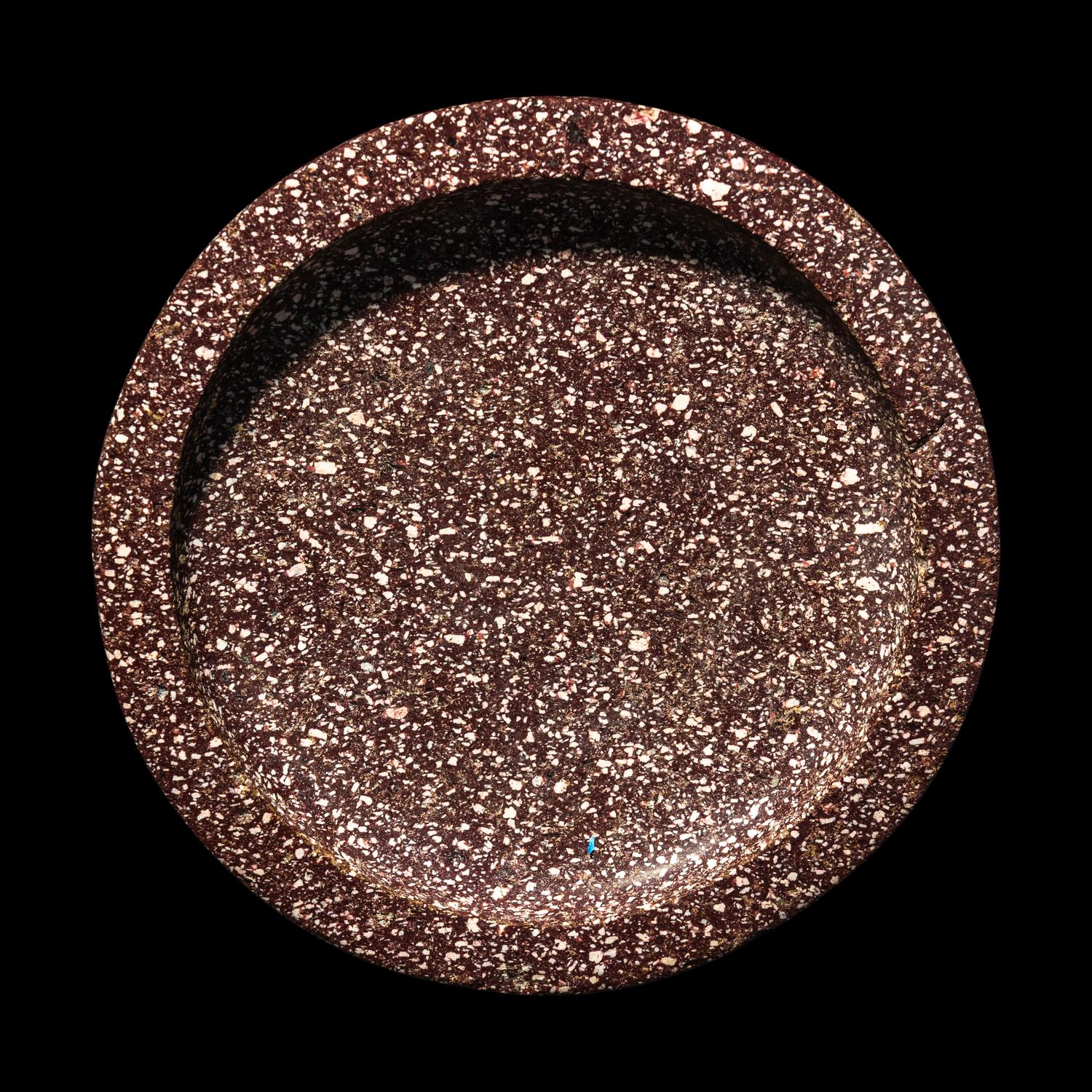 A Roman Porphyry Stemmed Dish