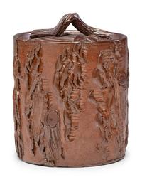 A Rare Stoneware Sugar Canister