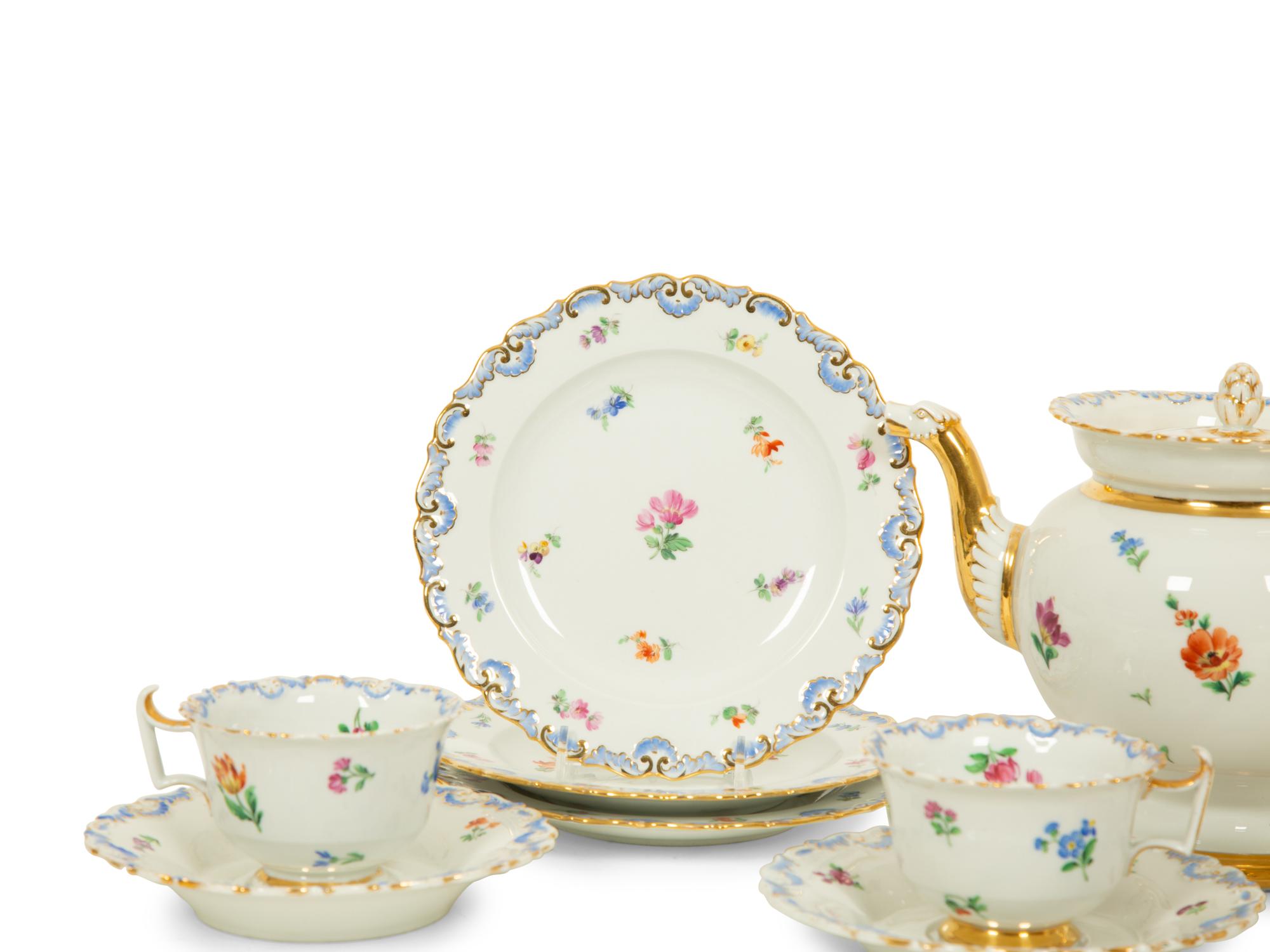A Meissen Porcelain Dessert Service