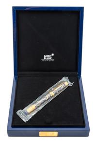 A Montblanc Patron of the Arts: Prince Regent 18 Karat Gold 888 Limited Edition Fountain Pen