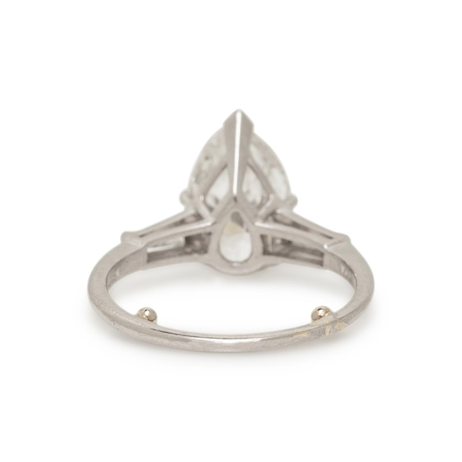 PLATINUM AND DIAMOND RING