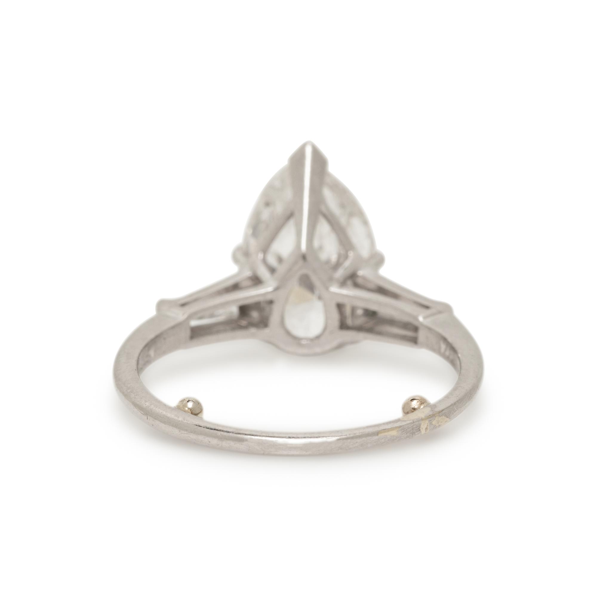 PLATINUM AND DIAMOND RING