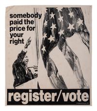 [KING, Martin Luther, Jr. (1929-1968)]. 2 posters featuring Martin Luther King, Jr., incl. I am on the Mountain Top by Zap.