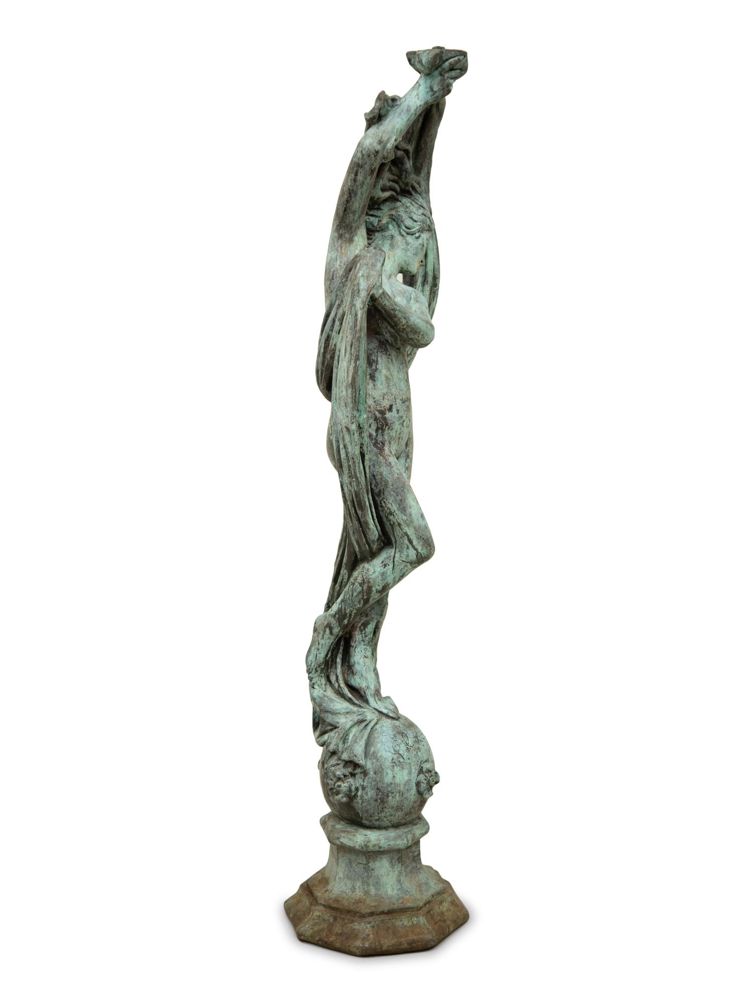 A Patinated Bronze Figure After Gregoire 20th Century