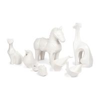 A Collection of Seven Jonathan Adler Ceramic Animals
