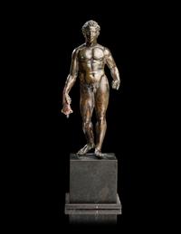 A Hellenistic Bronze Hermes with Silver Inlay