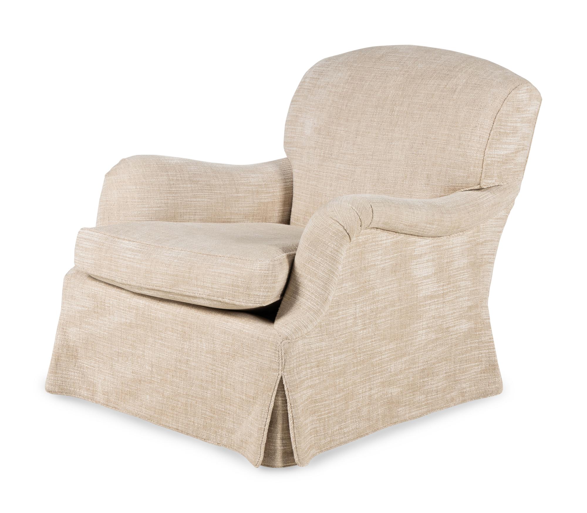 A Pair of Bridgewater Style Lounge Chairs