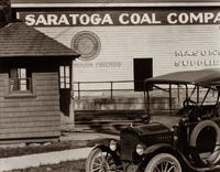 A group of three photographs ( Self Portrait with Camera , 1929 (printed 1979); Car Wheel, Ford, 1929 (printed 1980); Saratoga Coal , 1929 (printed 1981))