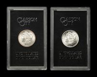 Two 1884-CC GSA: Morgan $1 Coins