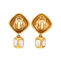 Chanel, Rhinestone-Set Ear Clips