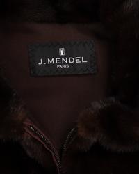 J. Mendel Mink and Suede Zip Front Vest