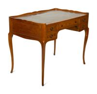 A Louis XV Style Walnut Writing Table