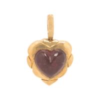 Two Multigem and Yellow Gold Pendants and a Platinum Chain