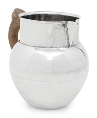 A Mexican Silver Water Pitcher