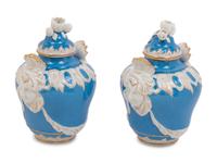 A Pair of Berlin (K.P.M.) Porcelain Vases and Covers