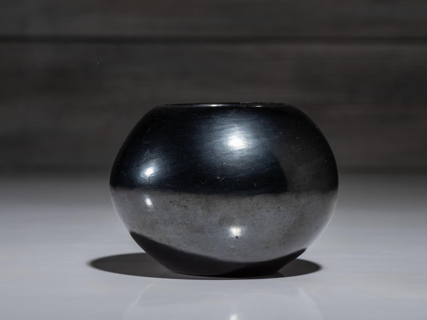 Blackware Bowl, with Gunmetal Finish September 1970