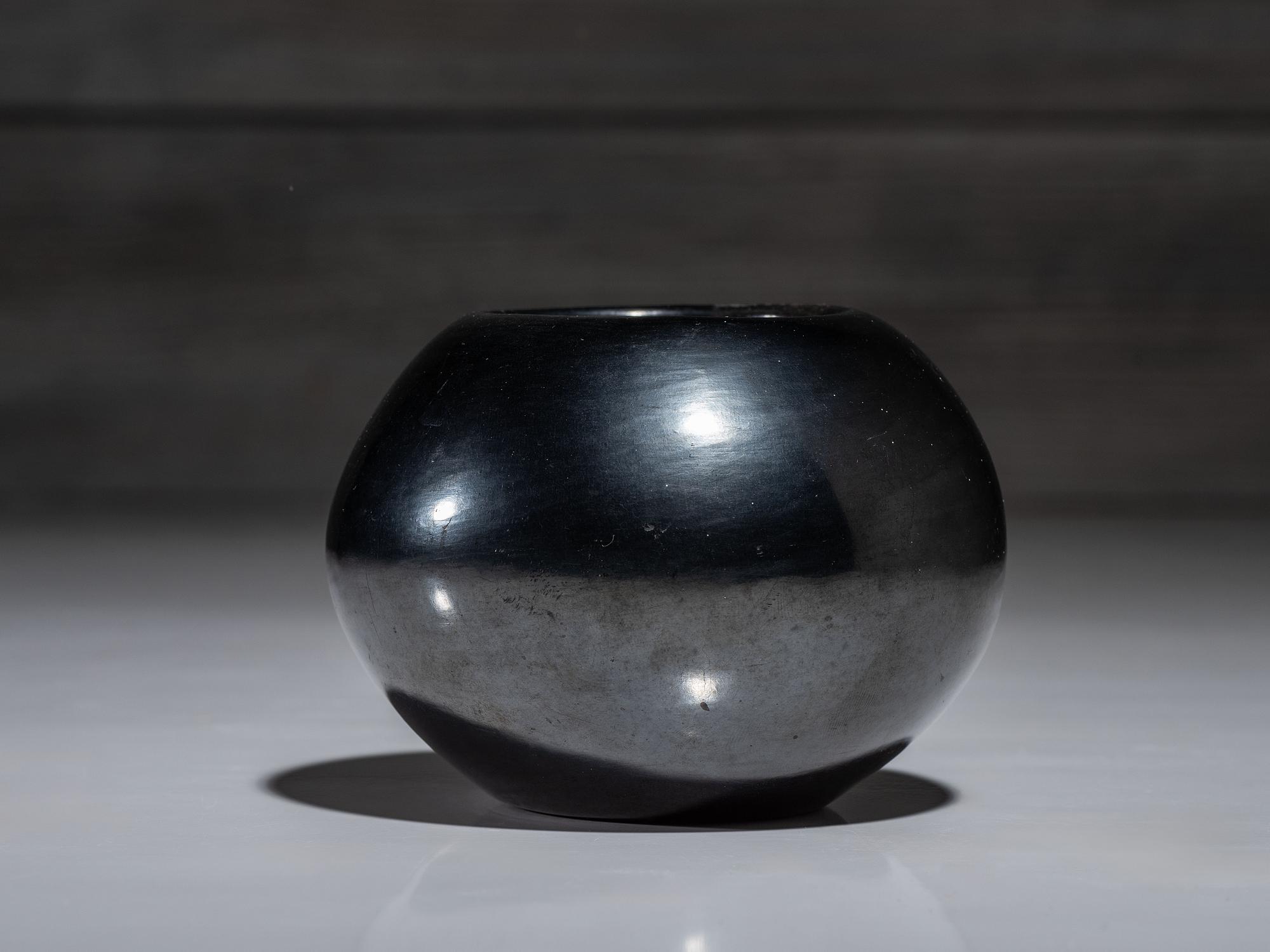 Blackware Bowl, with Gunmetal Finish September 1970