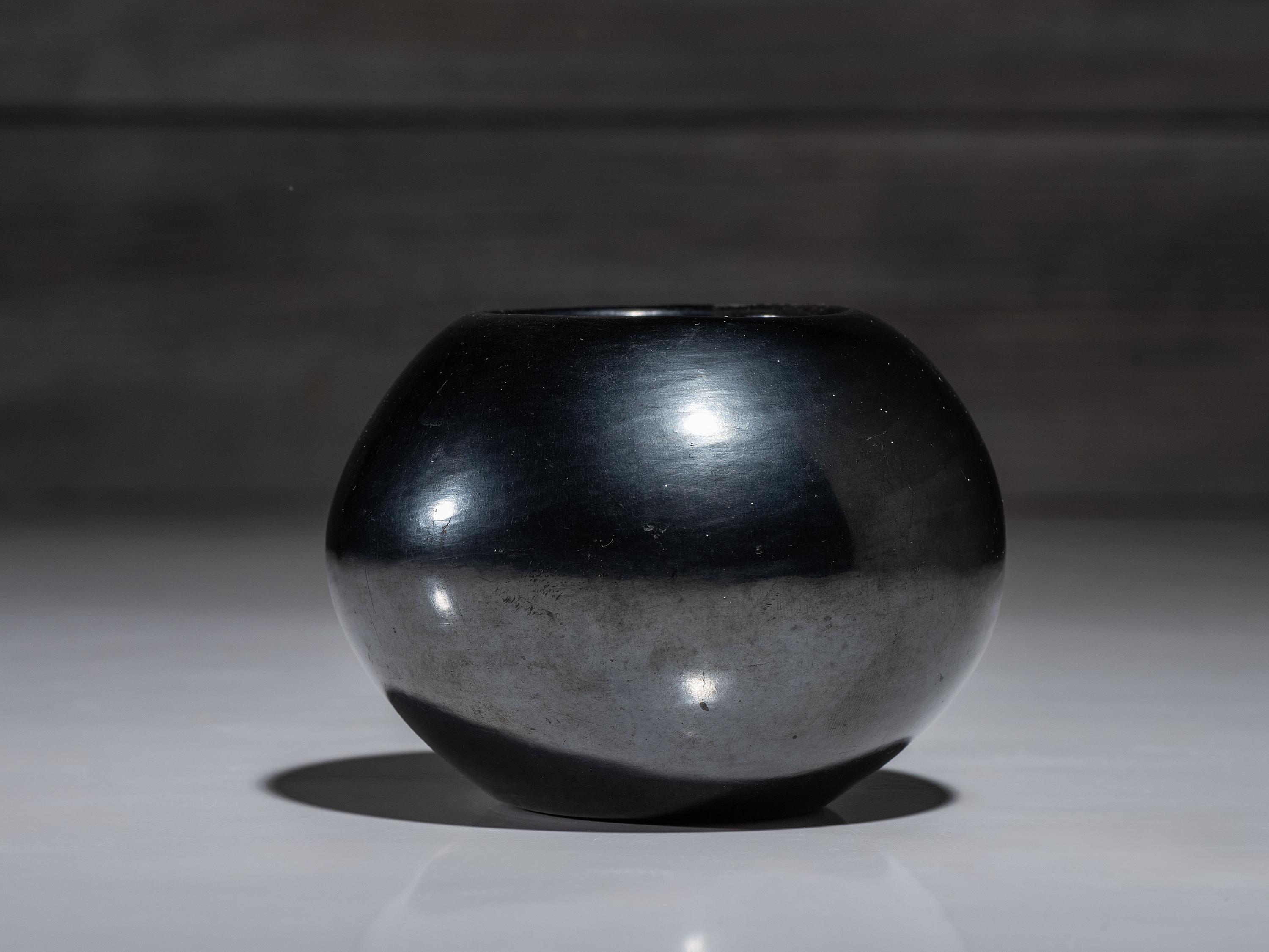 Blackware Bowl, with Gunmetal Finish September 1970
