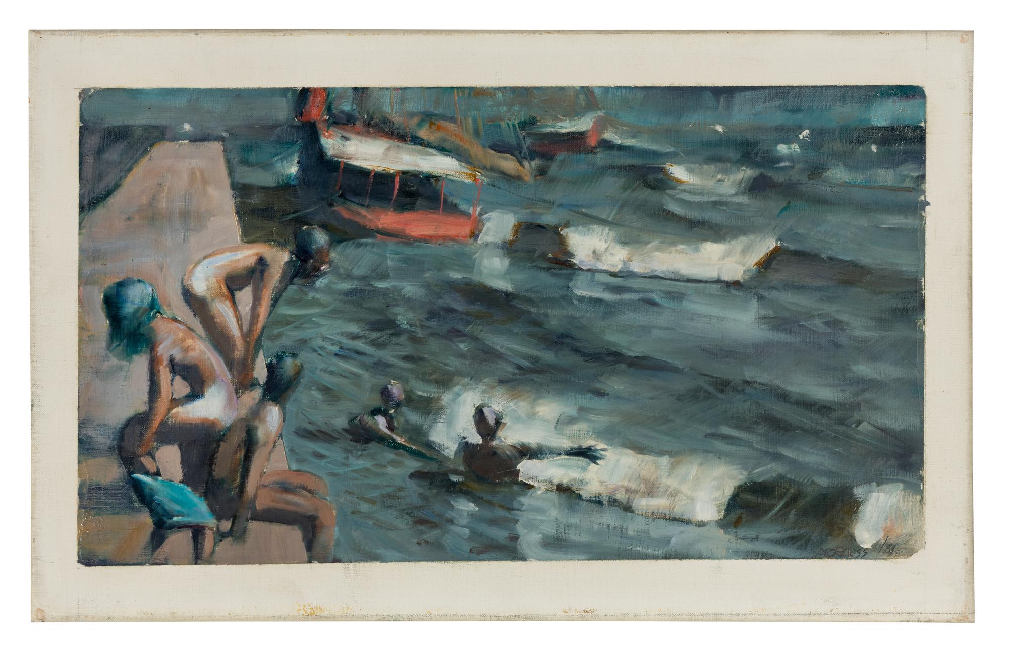 Bañistas en El Puerto De Granada , 1981
