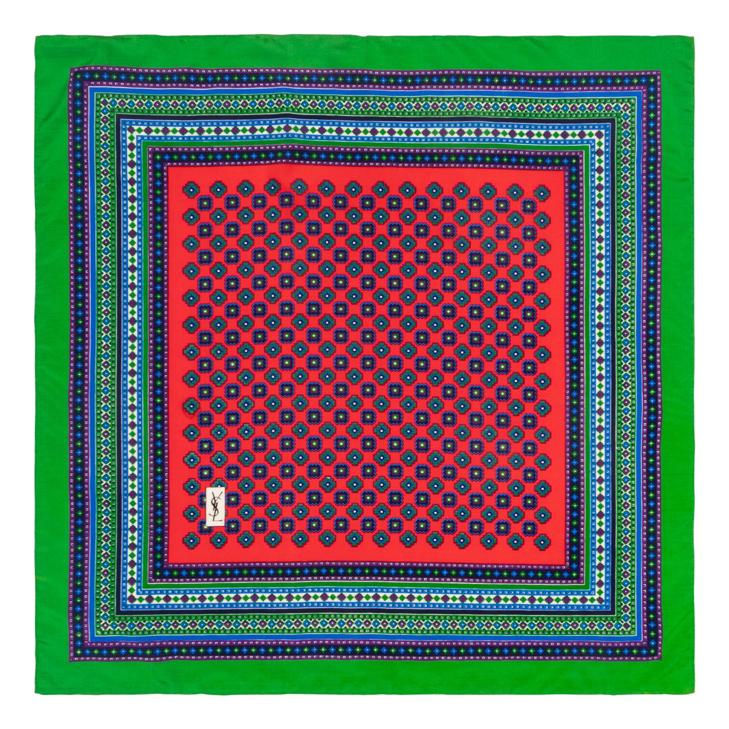 Five Designer Silk Scarves