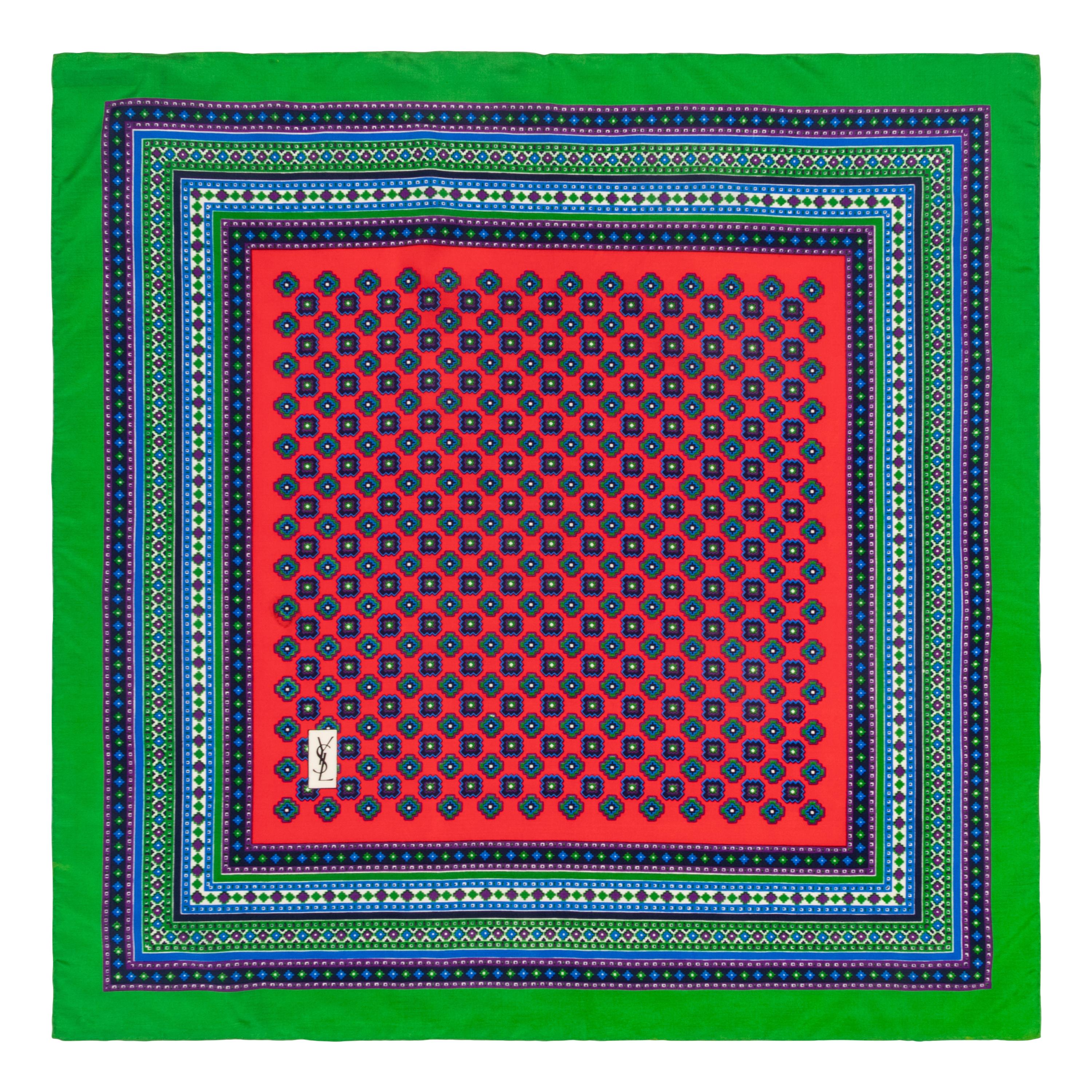 Five Designer Silk Scarves