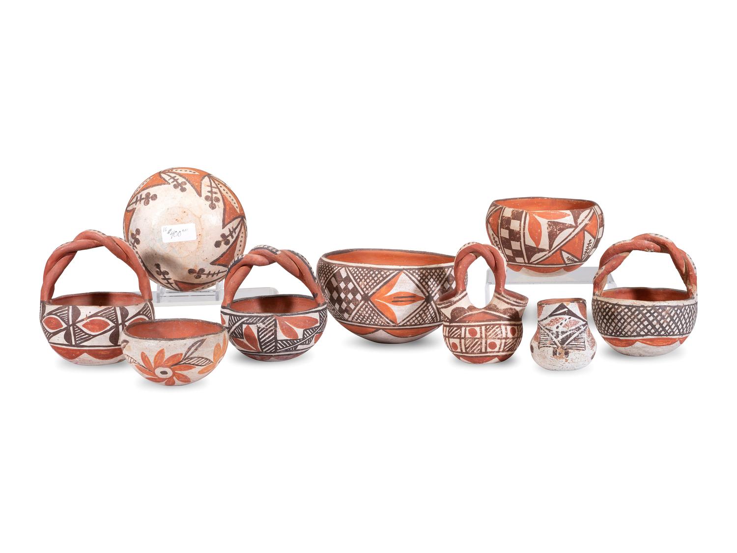 Collection of Isletta Pottery