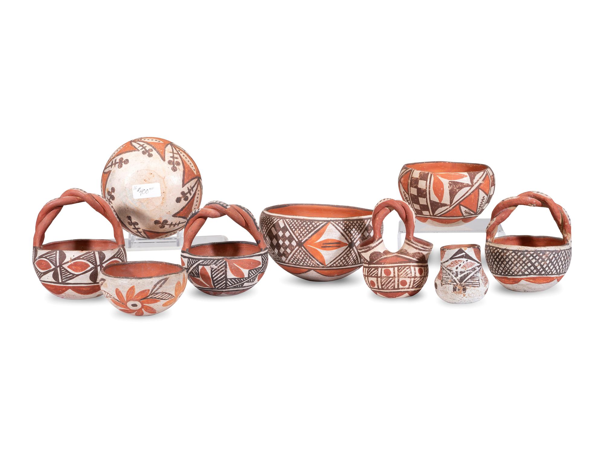 Collection of Isletta Pottery