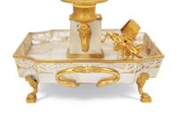 A Palais Royal Gilt Bronze, Shell and Mother-of-Pearl Candelabrum à Écran