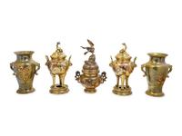 10 Japanese Copper Vessels