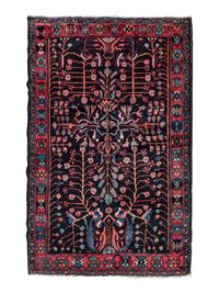 A Blue-Ground Malayer Wool Rug