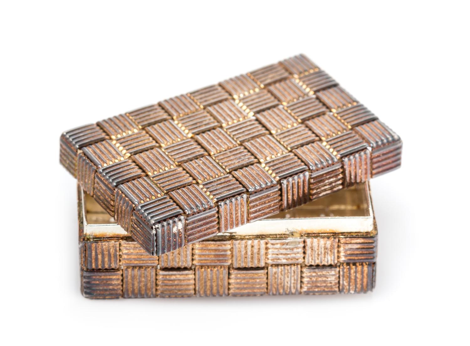 A Sterling Silver Pill Box, Tiffany & Co., 9.60 dwts.