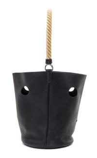 An Hermes Noir Taurillon Clemence Mangeoire PM Handbag, 10" x 8" x 5.5".