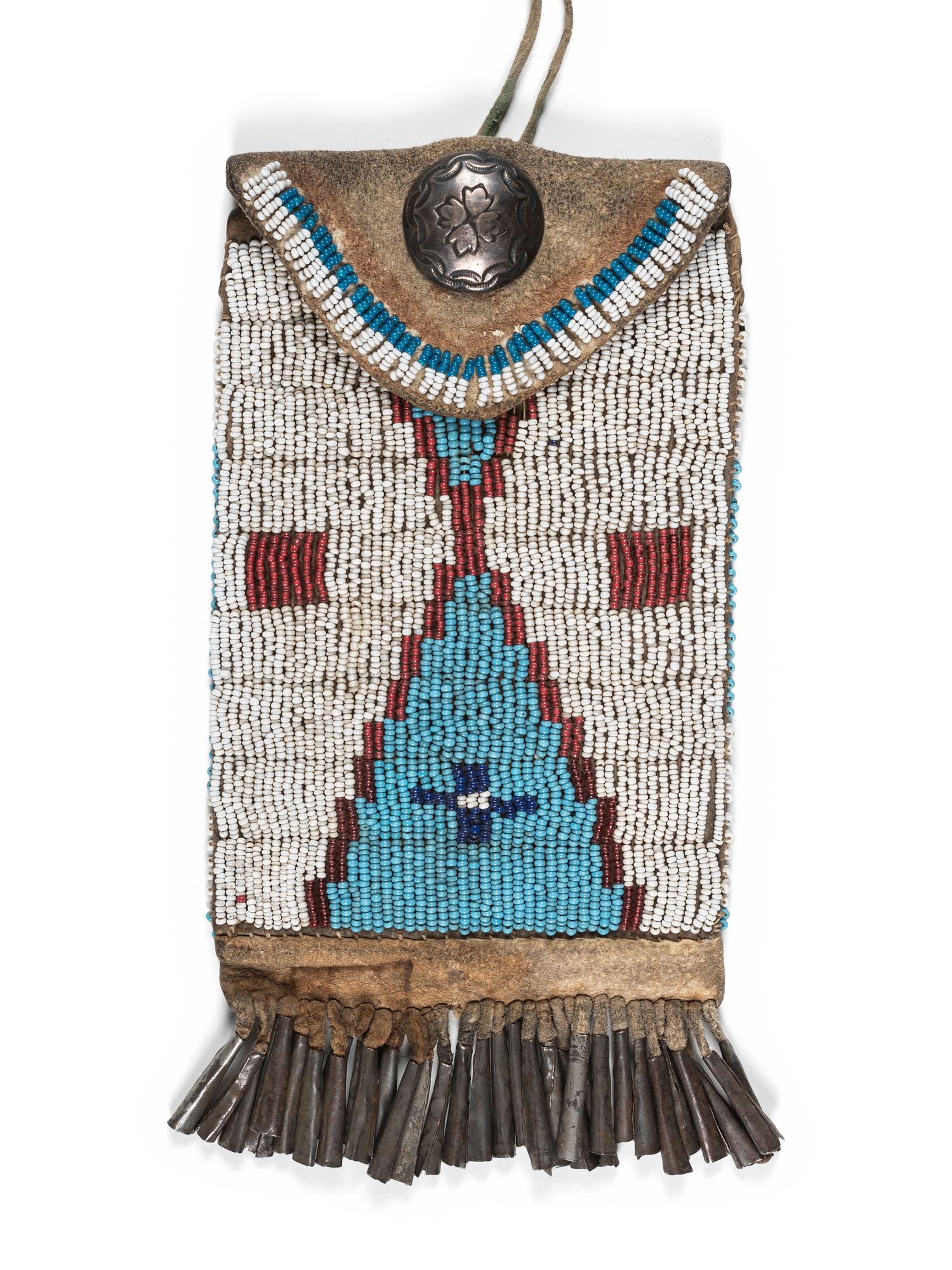 Pair of Northern Plains Beaded Strike-A-Light Bags