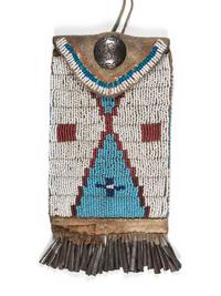 Pair of Northern Plains Beaded Strike-A-Light Bags