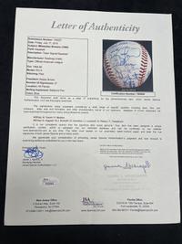 A Large Group of Assorted 1970s-2000s Milwaukee Brewers Team Signed Autograph Baseballs,