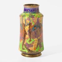A Wedgwood Fairyland Lustre "Goblins" Vase UK, 1920s