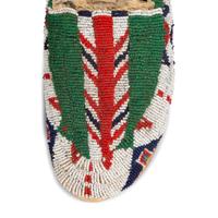 Sioux Beaded Hide Moccasins