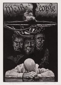 MOSER, Barry. A pair of wood-engraved individual prints. Each 330 x 240 mm., sight size; matted and framed.
