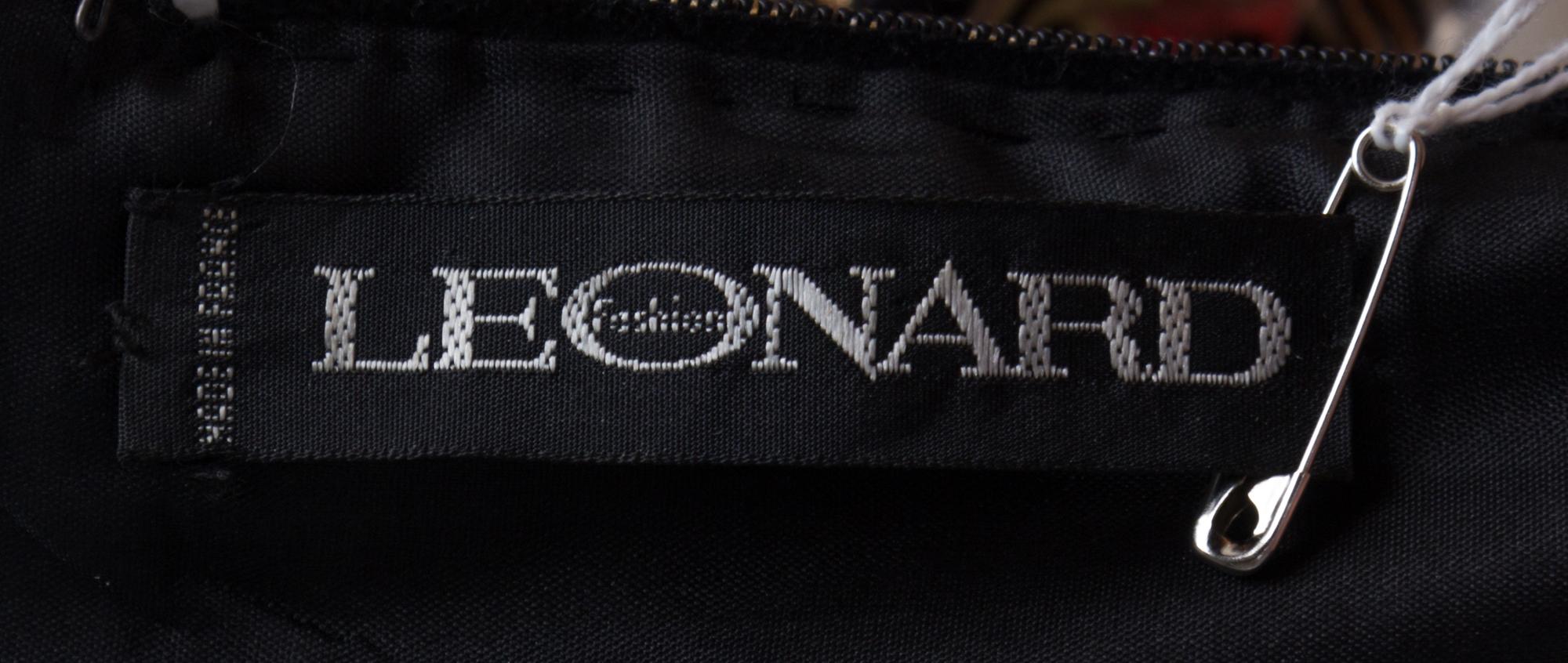 A Leonard Gold Brocade Gown, No size.
