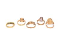 COLLECTION OF ANTIQUE RINGS
