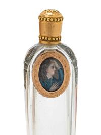 A Louis XVI Gold, Lacquer and Enamel-Mounted Nécessaire