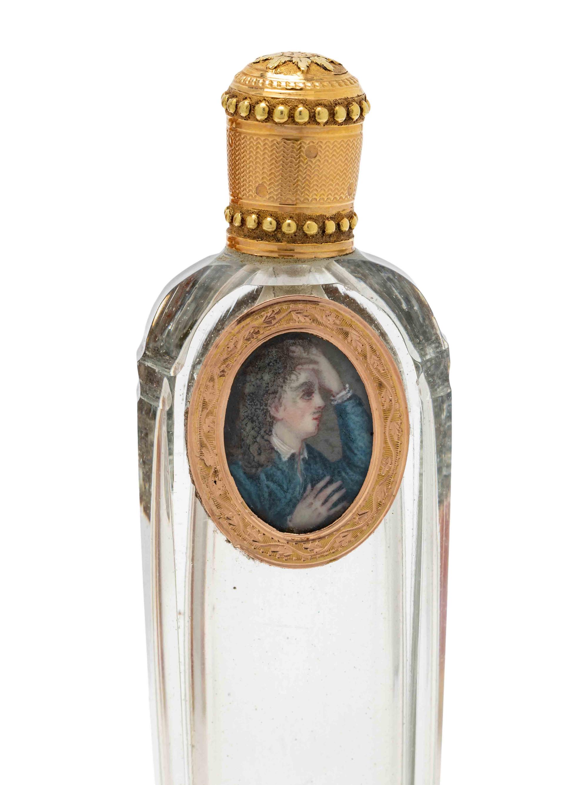 A Louis XVI Gold, Lacquer and Enamel-Mounted Nécessaire