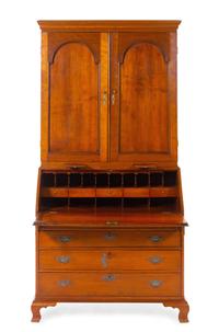 A Chippendale Cherry Secretary Bureau