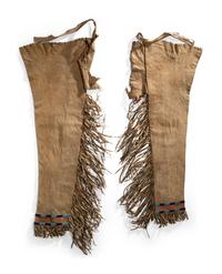 Sioux Beaded Hide Leggings