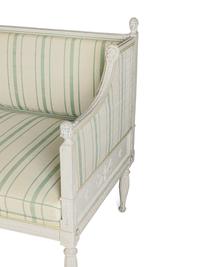 A Swedish Neoclassical Grey-Painted Sofa