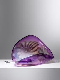 Five Piece Purple Persian Set with Red and Green Lips, c. 1988